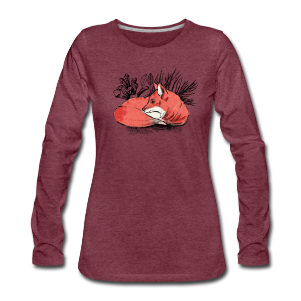 Frauen Premium Langarmshirt -  Ruhender Fuchs  Angebot – Bild 2