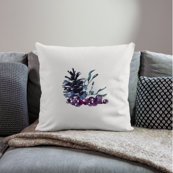 Sofakissen mit Füllung 44 x 44 cm -  Winterpflanzen  Angebot – Bild 2