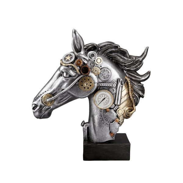 Poly Skulptur  Steampunk Horse  Rabatt
