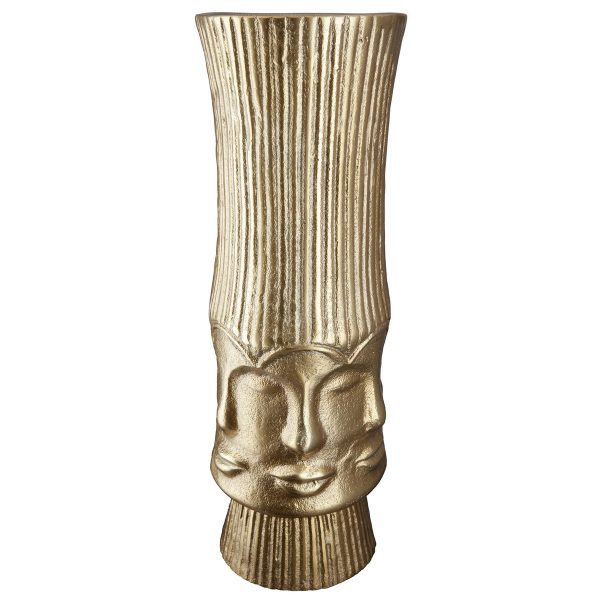Aluminium Deko Vase  Face  Online-Schn?ppchen