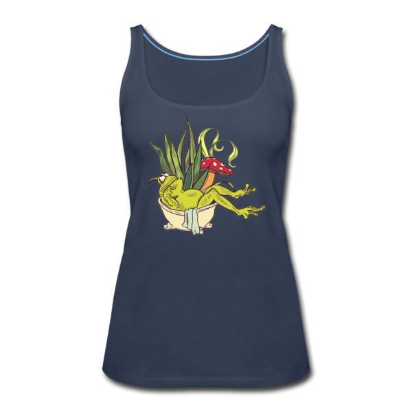 Frauen Premium Tank Top - “Cottagecore_Frosch in der Wanne” Angebot