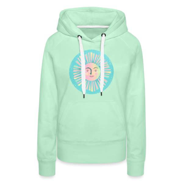 Frauen Premium Hoodie - “Vintage-Sonne” Online – Bild 2