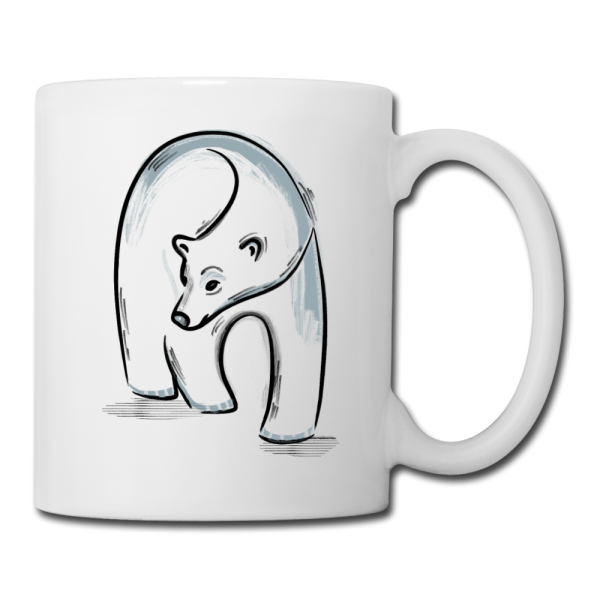Tasse  Eisbär in Tusche  Zu verkaufen