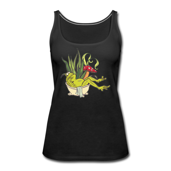 Frauen Premium Tank Top - “Cottagecore_Frosch in der Wanne” Angebot – Bild 3