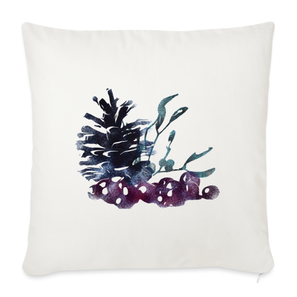 Sofakissen mit Füllung 44 x 44 cm -  Winterpflanzen  Angebot