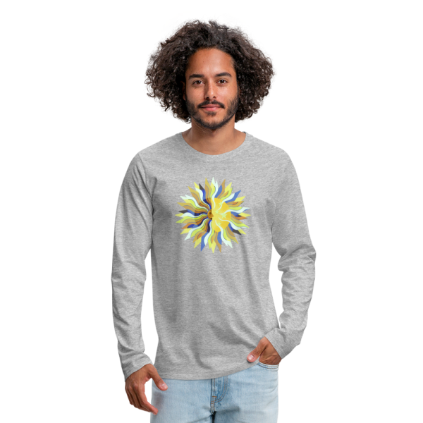 Männer Premium Langarmshirt  Sonne und Mond  Mode – Bild 2