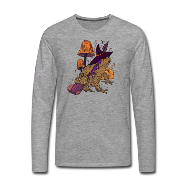 Männer Premium Langarmshirt - “Goblincore Kröte“ Verkauf – Bild 3