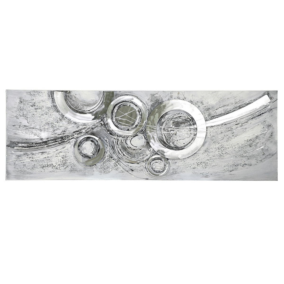 Aluminium Leinen Bild Gemälde  Circles  Rabatt